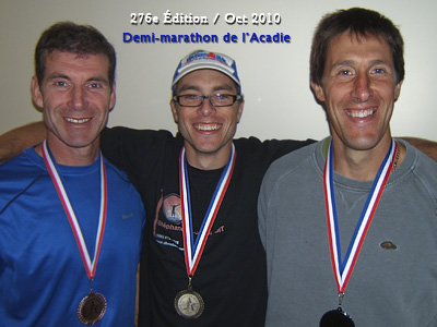 Andrew Walsch, Stephane Boudreau et Jacques Gautreau